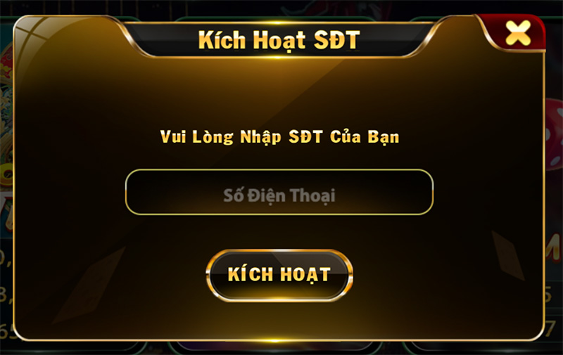 Kích hoạt sdt khi tham gia HitClub